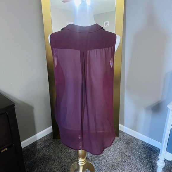 HM sheer sleeveless blouse - Picture 2 of 4